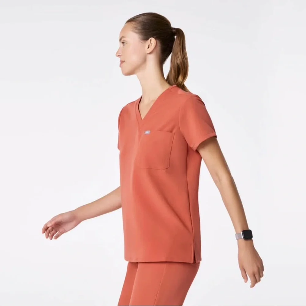 Figs Women's spiced cider Jogger Scrub Set - Spiced cider size small and XS - Picture 6 of 10